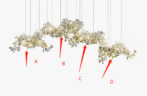 Gingko Chandelier C