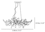 Gingko Cascade Chandelier