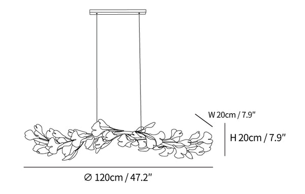 Gingko Garland Chandelier
