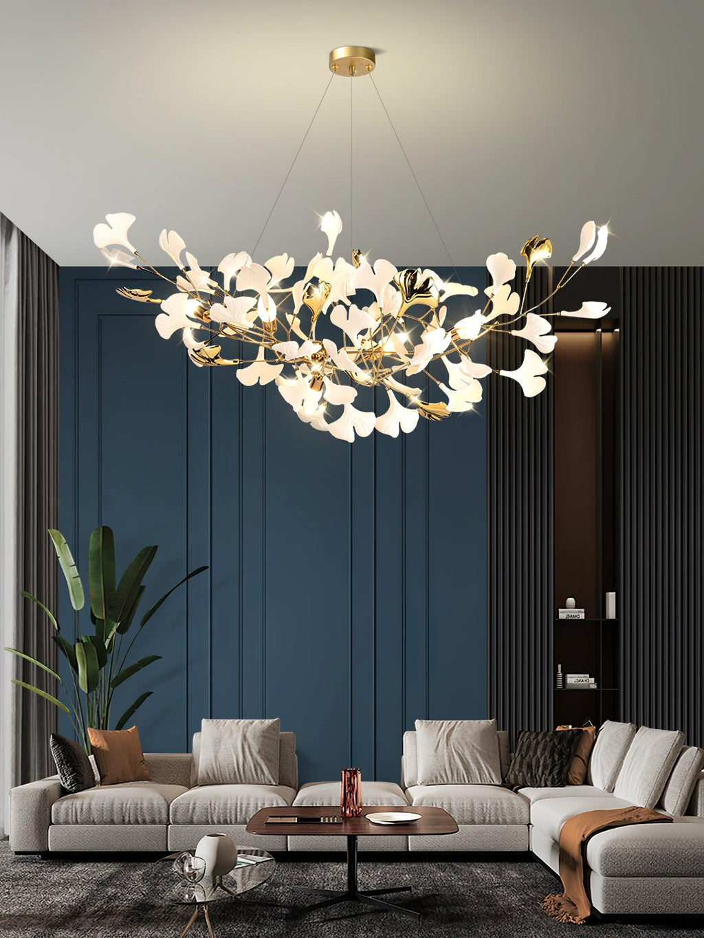 Gingko Chandelier B