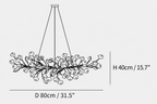 Horizon Bloom Gingko Chandelier