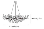 Horizon Bloom Gingko Chandelier