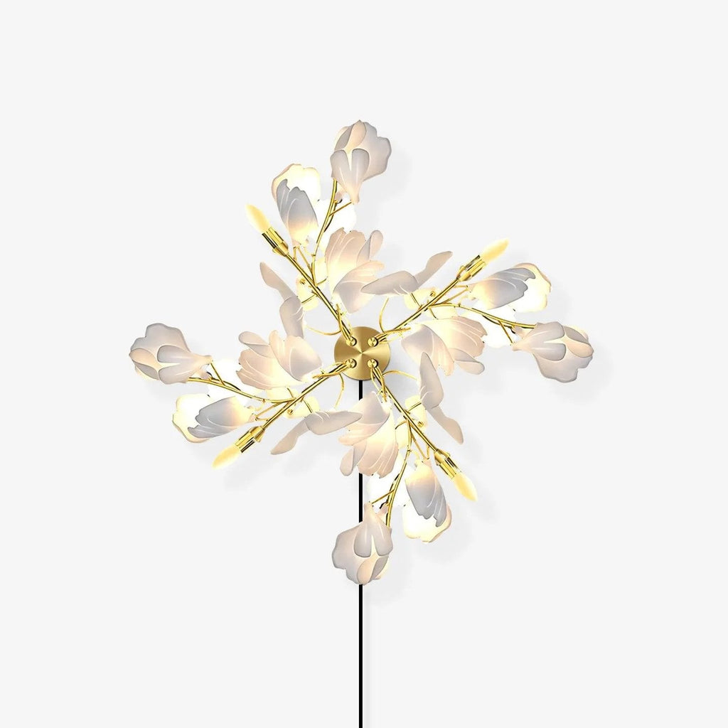 Gingko Flowers Plug - in Wall Lamp