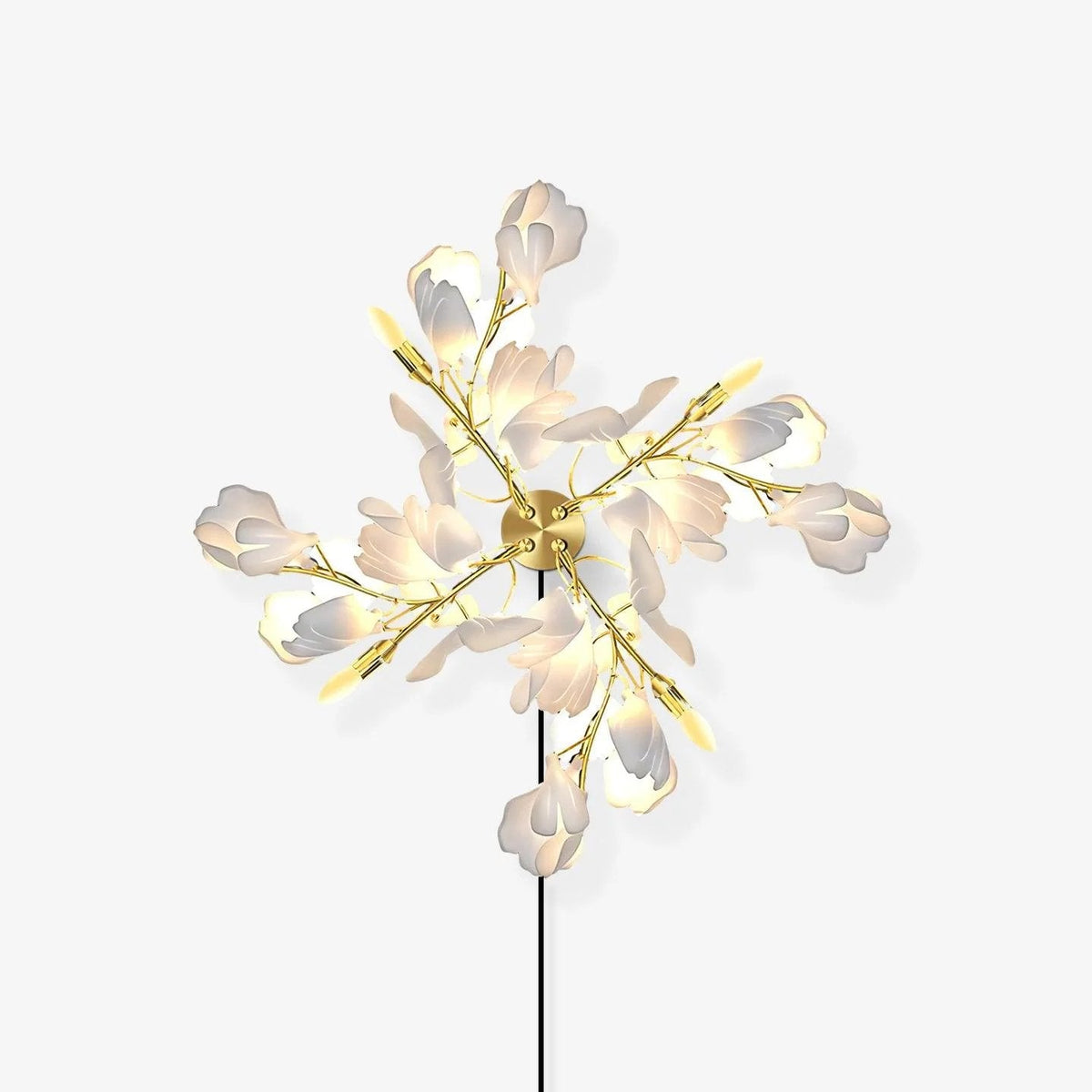 Gingko Flowers Plug - in Wall Lamp