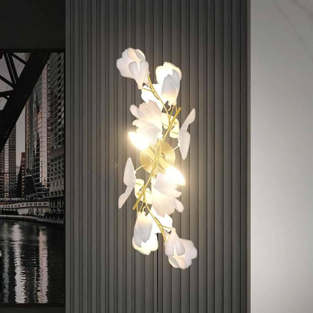 Gingko Flowers Plug - in Wall Lamp