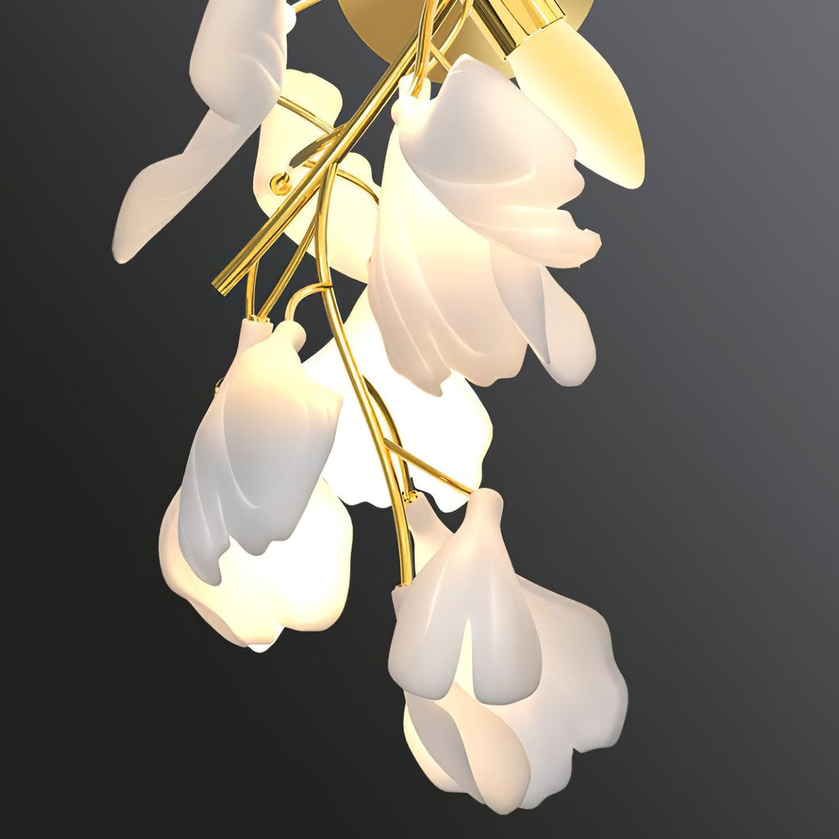 Gingko Flowers Plug - in Wall Lamp