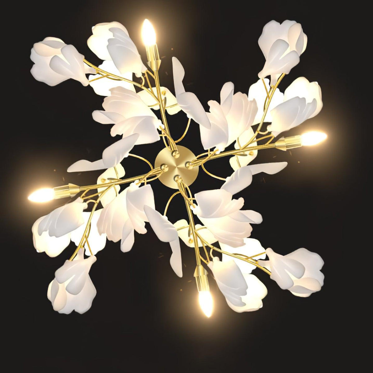 Gingko Flowers Plug - in Wall Lamp