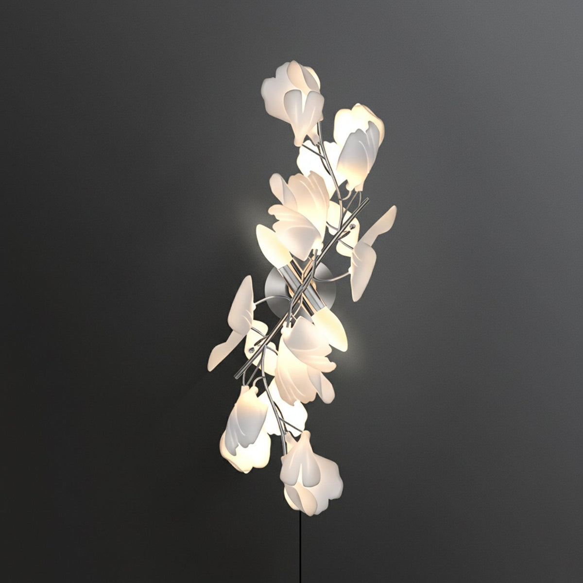 Gingko Flowers Plug - in Wall Lamp