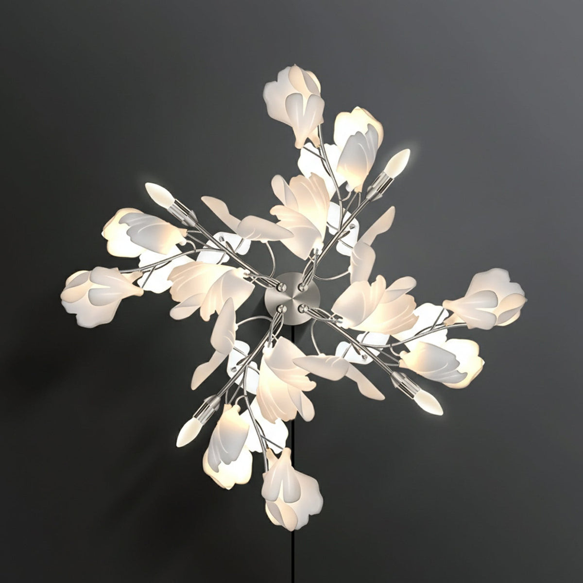 Gingko Flowers Plug - in Wall Lamp