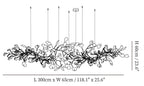 Ginkgo Cloud Chandelier