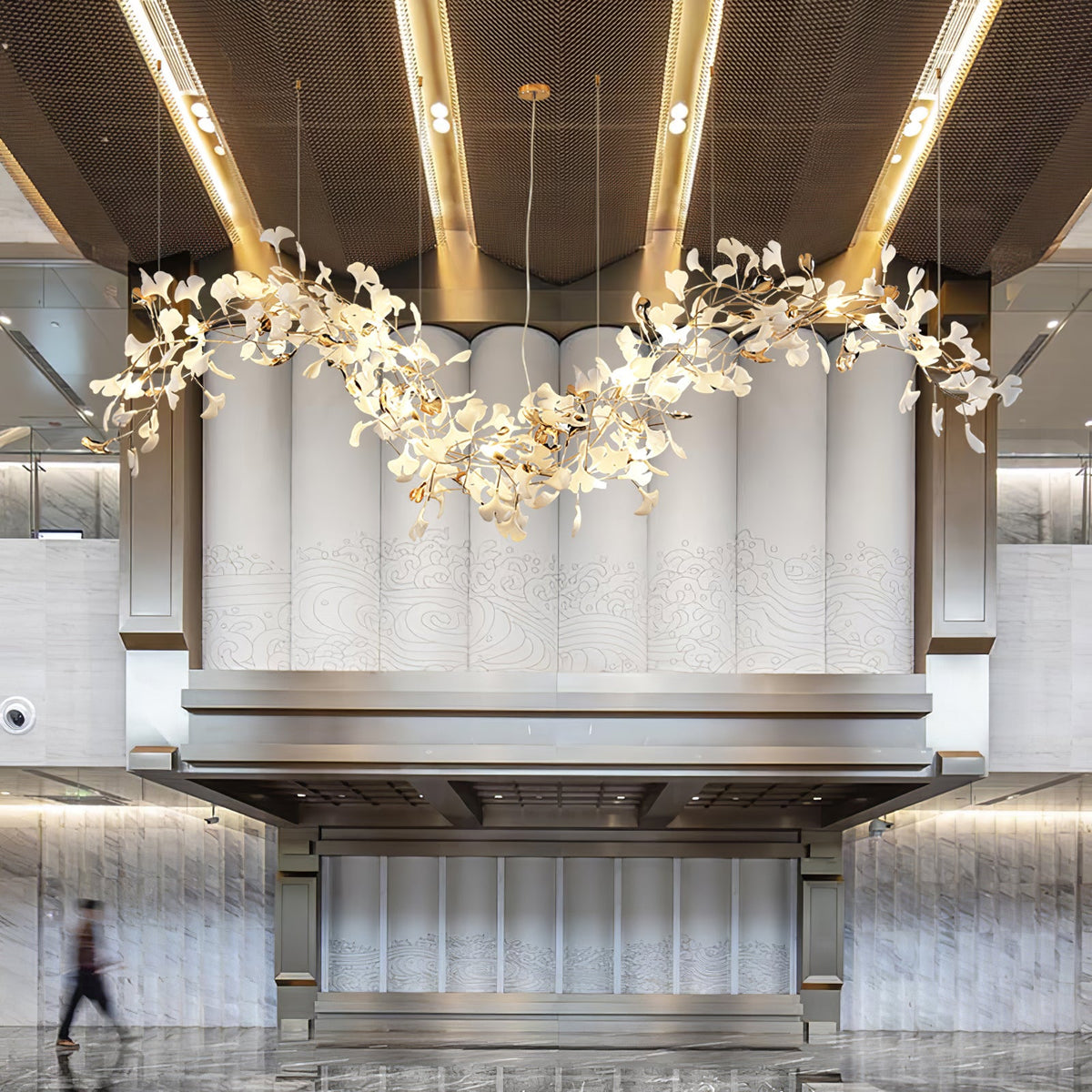 Ginkgo Tip Tlying Chandelier