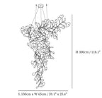 Ginkgo Vine Chandelier