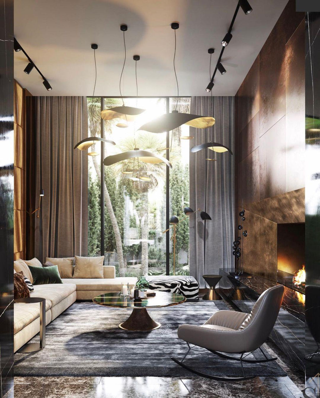Lederam Manta Pendant Light