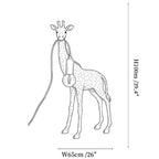 Giraffe Royale Sculpture Floor Lamp