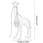 Giraffe Royale Sculpture Floor Lamp