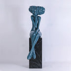 Girl Meditate Sculpture Ornaments