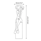 Girl Meditate Sculpture Ornaments