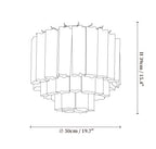 Glacia Glass Ceiling Lamp