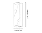 Glacier Aura Alabaster Wall Lamp