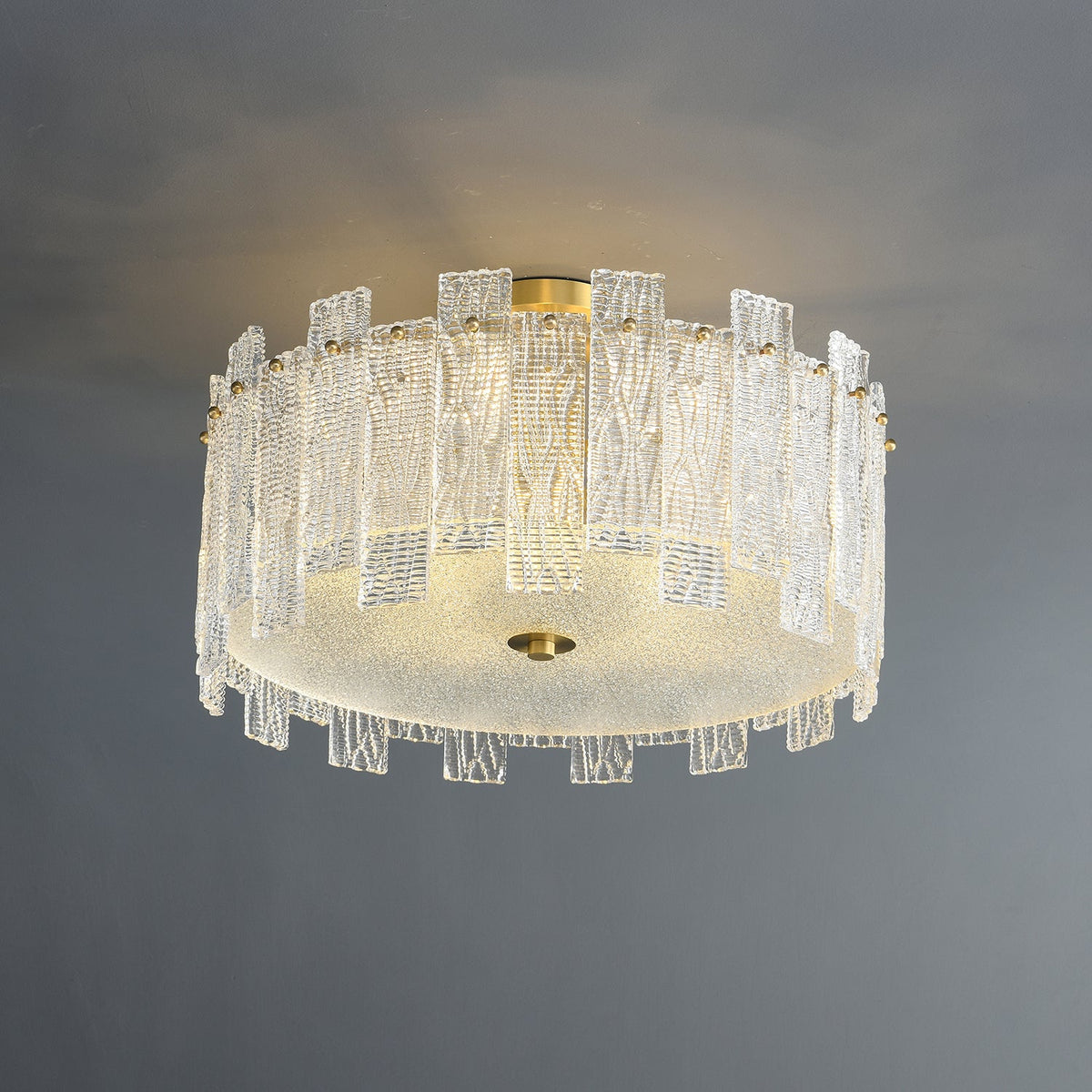 Glacier Cascade Ceiling Light