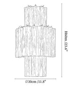 Glacier Tier Glass Wall Light