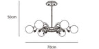 Glamorous Glass Raindrop Chandeliers