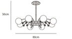 Glamorous Glass Raindrop Chandeliers