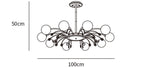Glamorous Glass Raindrop Chandeliers