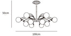 Glamorous Glass Raindrop Chandeliers