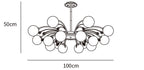 Glamorous Glass Raindrop Chandeliers