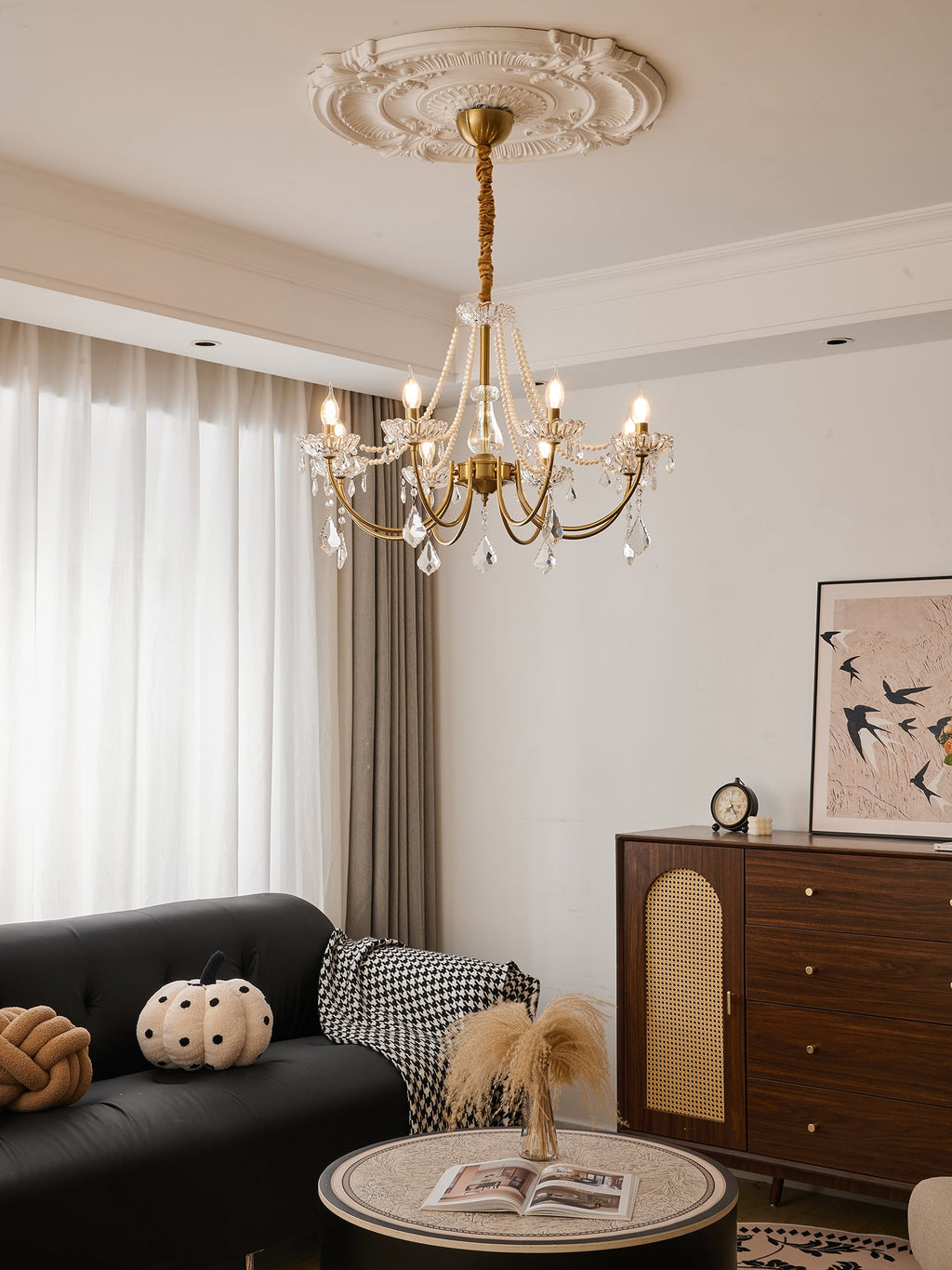 Glamour Pearl Chandelier