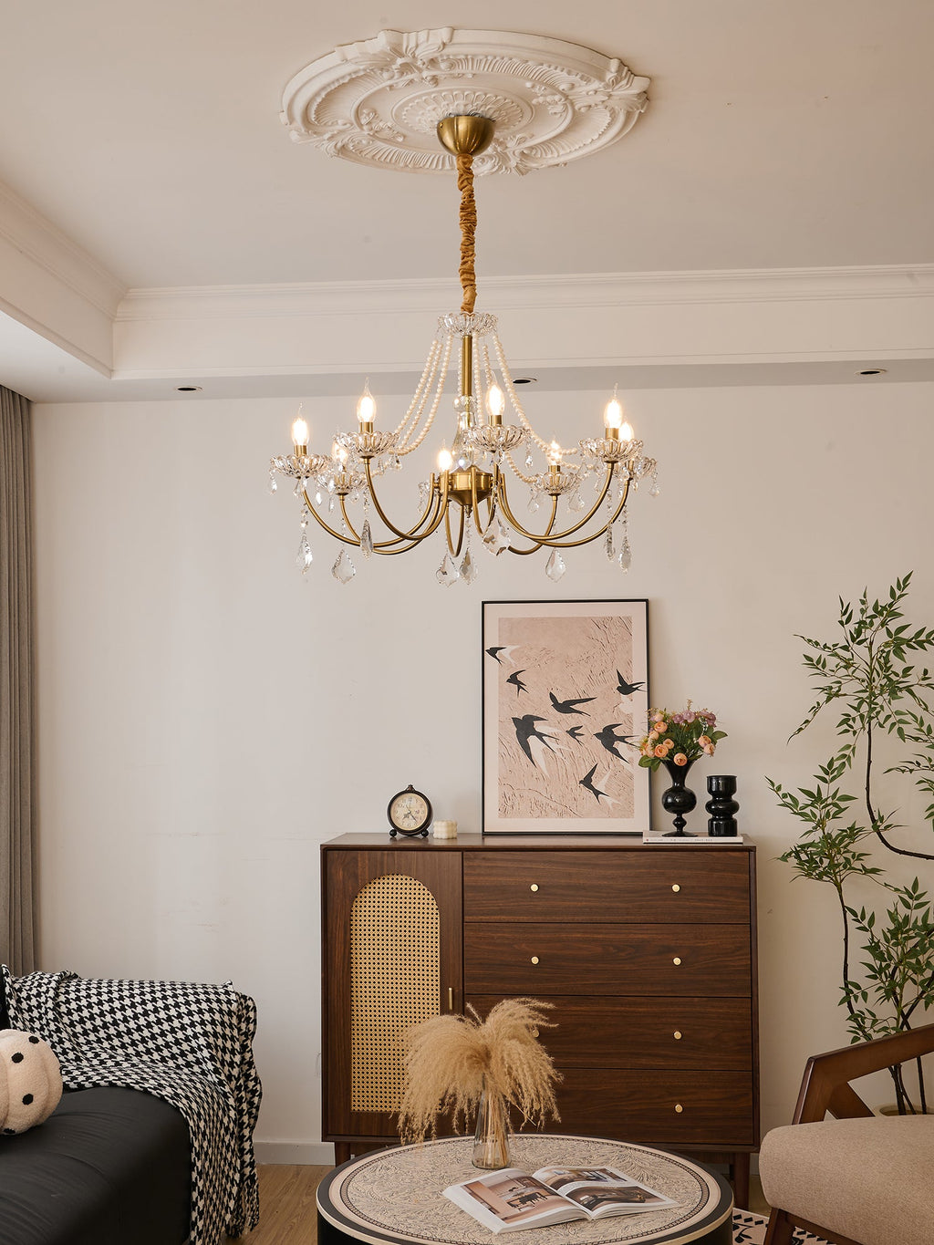 Glamour Pearl Chandelier