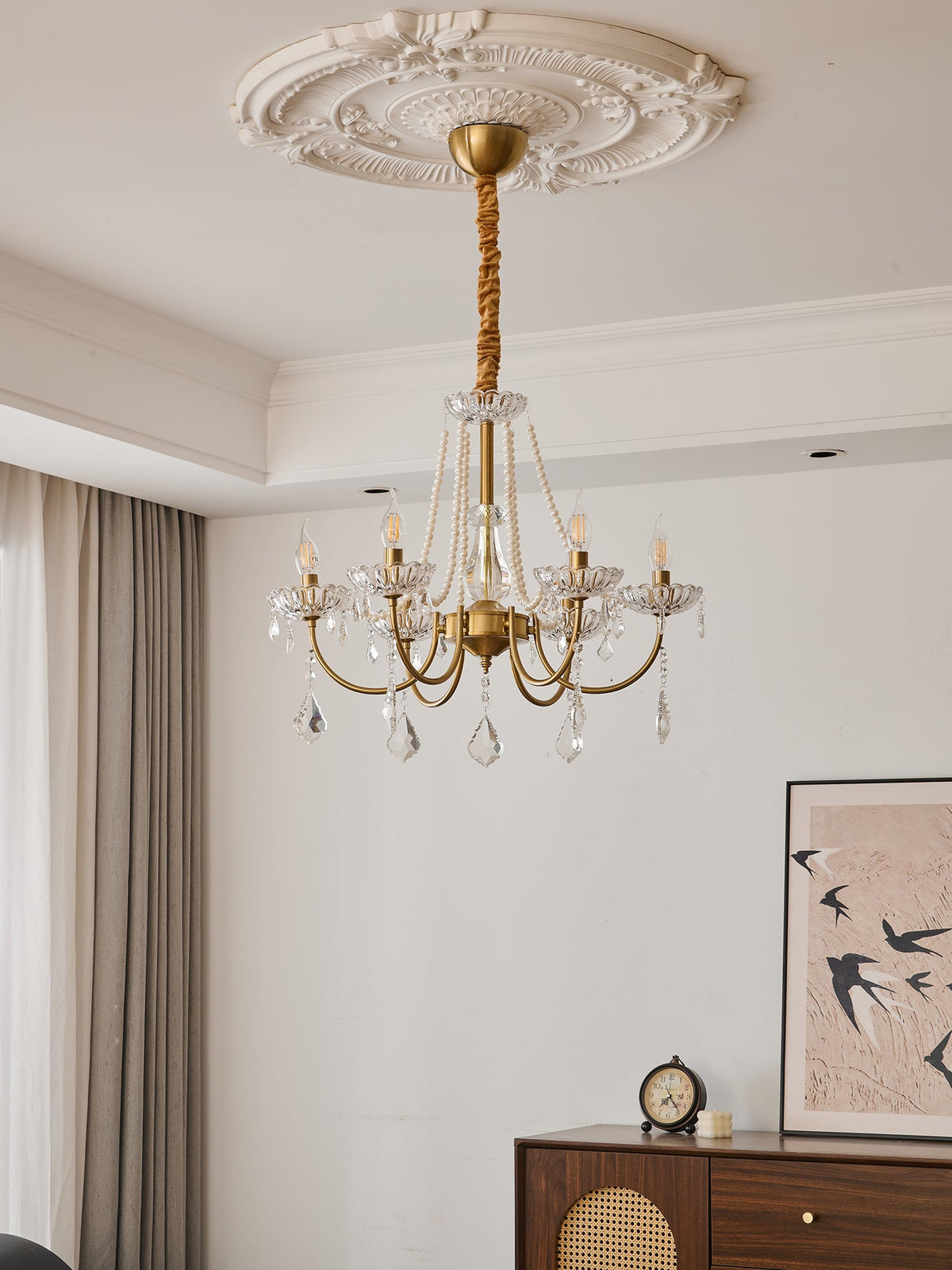 Glamour Pearl Chandelier