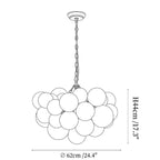 Glass Ball Bubble Chandelier