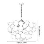 Glass Ball Bubble Chandelier