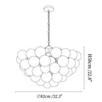 Glass Ball Bubble Chandelier