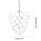 Glass Ball Bubble Chandelier