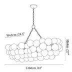 Glass Ball Bubble Chandelier