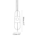 Glass Capsule Pendant Light