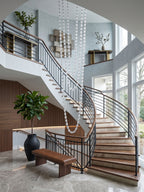 Rivière Glass Chain Chandelier