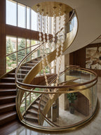 Rivière Glass Chain Chandelier