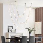 Glass Chain Chandelier