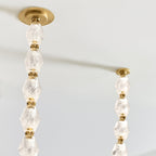 Glass Chain Chandelier