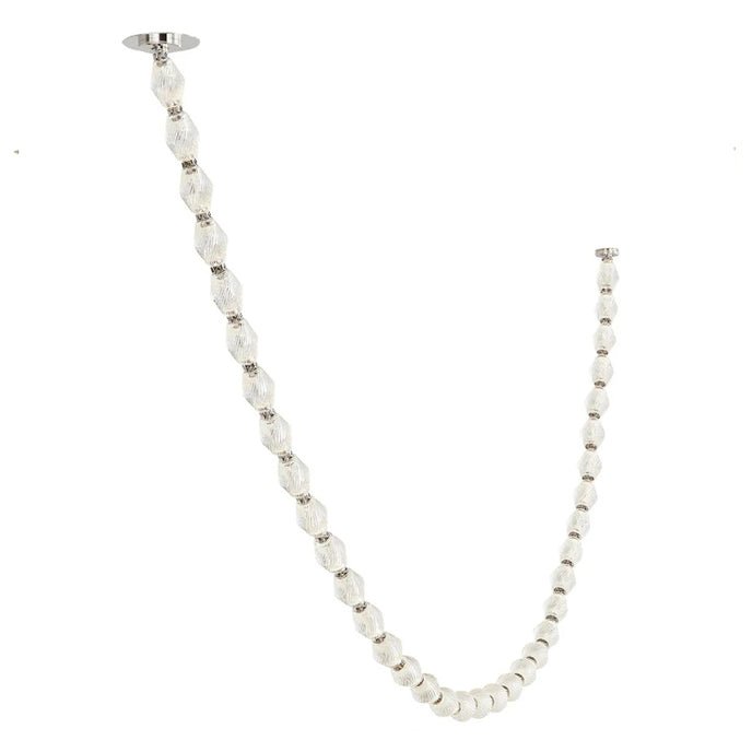 Glass Chain Chandelier
