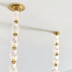 Glass Chain Chandelier