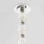 Glass Chain Chandelier
