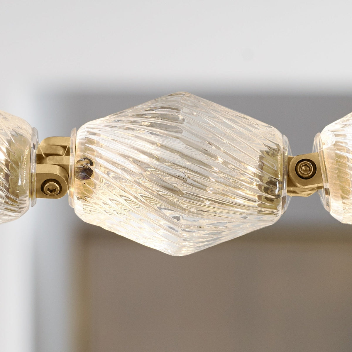 Glass Chain Chandelier
