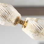 Glass Chain Chandelier