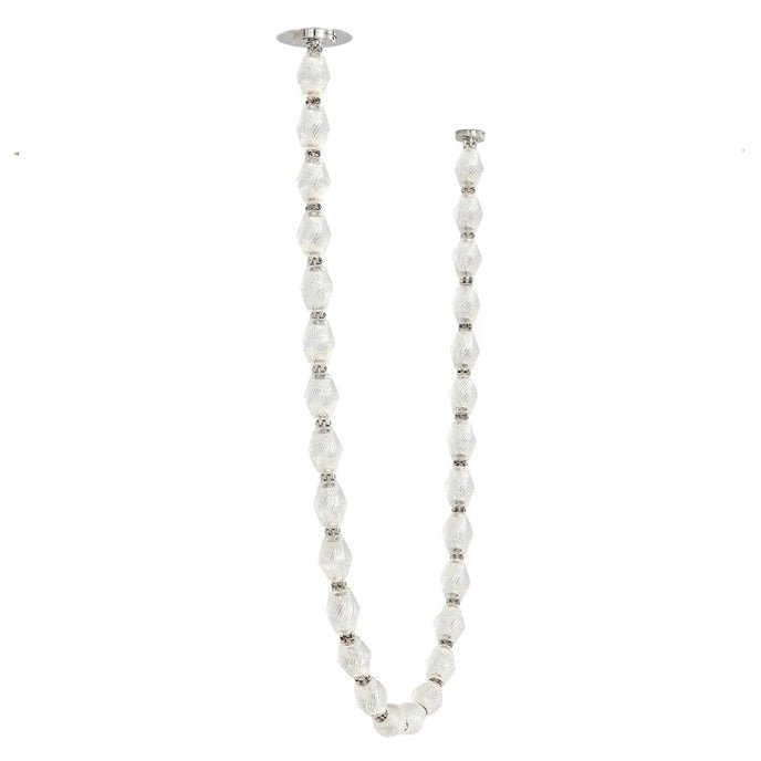 Glass Chain Chandelier