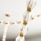 Glass Chain Chandelier